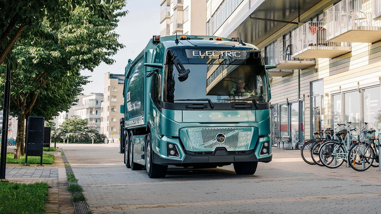 Представлен первый серийный полностью электрический грузовик Volvo